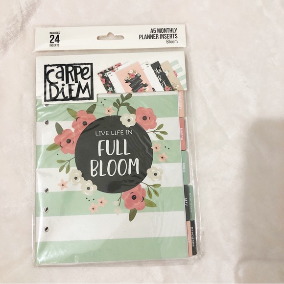 ๐ Carpe Diem A5 Monthly Planner Inserts includes 24 inserts - Picture 3 of 4